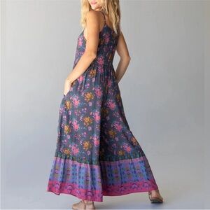 Natural Life Dark Purple Jumpsuit